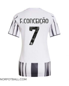 Billige Fotballdrakt Juventus Francisco Conceicao #7 Replika Hjemmedrakt Dame 2025-26 Kortermet Billige Fotballdrakt Juventus Francisco Conceicao #7 Replika Hjemmedrakt Dame 2025-26 Kortermet